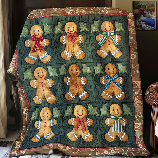 Christmas Gingerbreads XR2008007CL Quilt