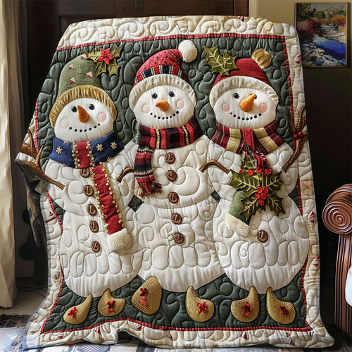 Christmas Snowmans XR1508036CL Quilt