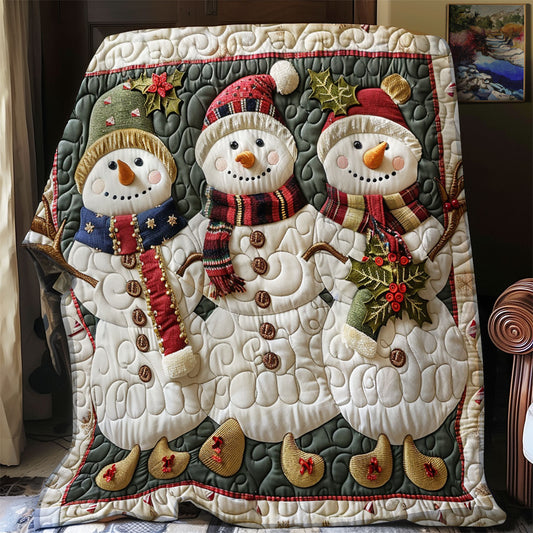 Christmas Snowmans XR1508036CL Quilt
