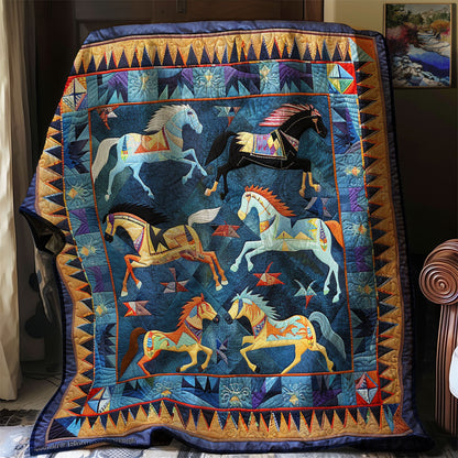 Coloful Horse XR0507028CL Quilt