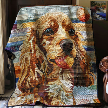 Cooker Spaniel And Ball 2607006CL Quilt