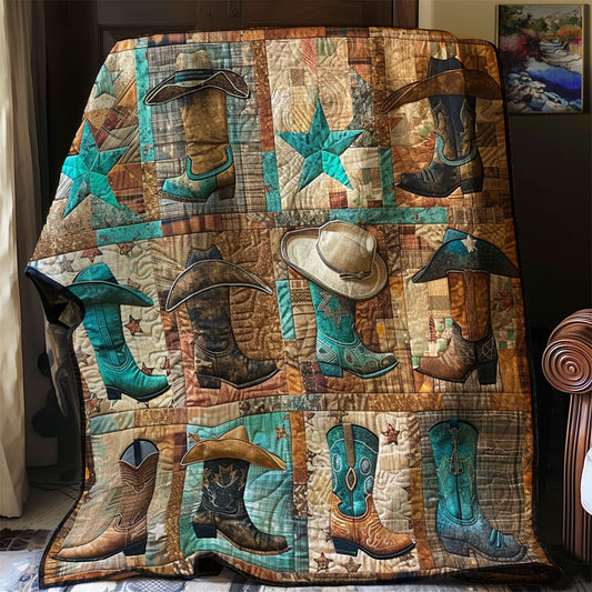 Cowboy Hats And Boots XR1306001CL Quilt