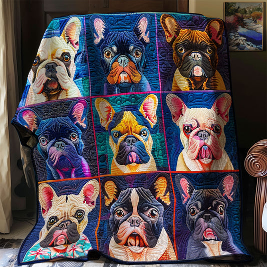 Cute French Bulldog XR0807015CL Quilt