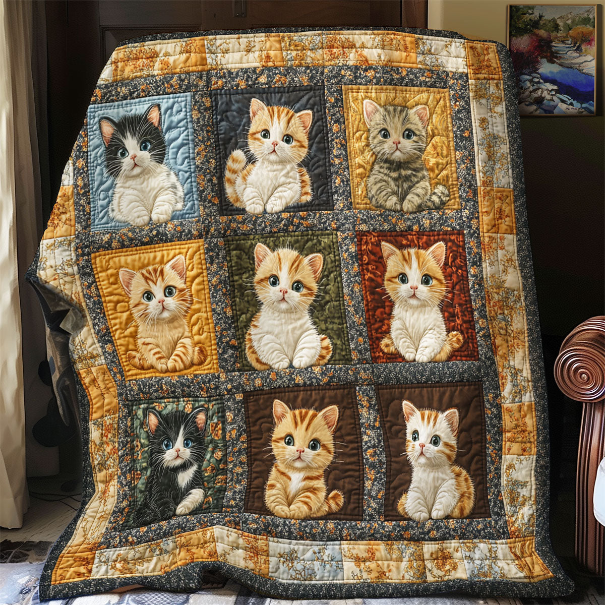 Cute Kitties XR0808001CL Quilt