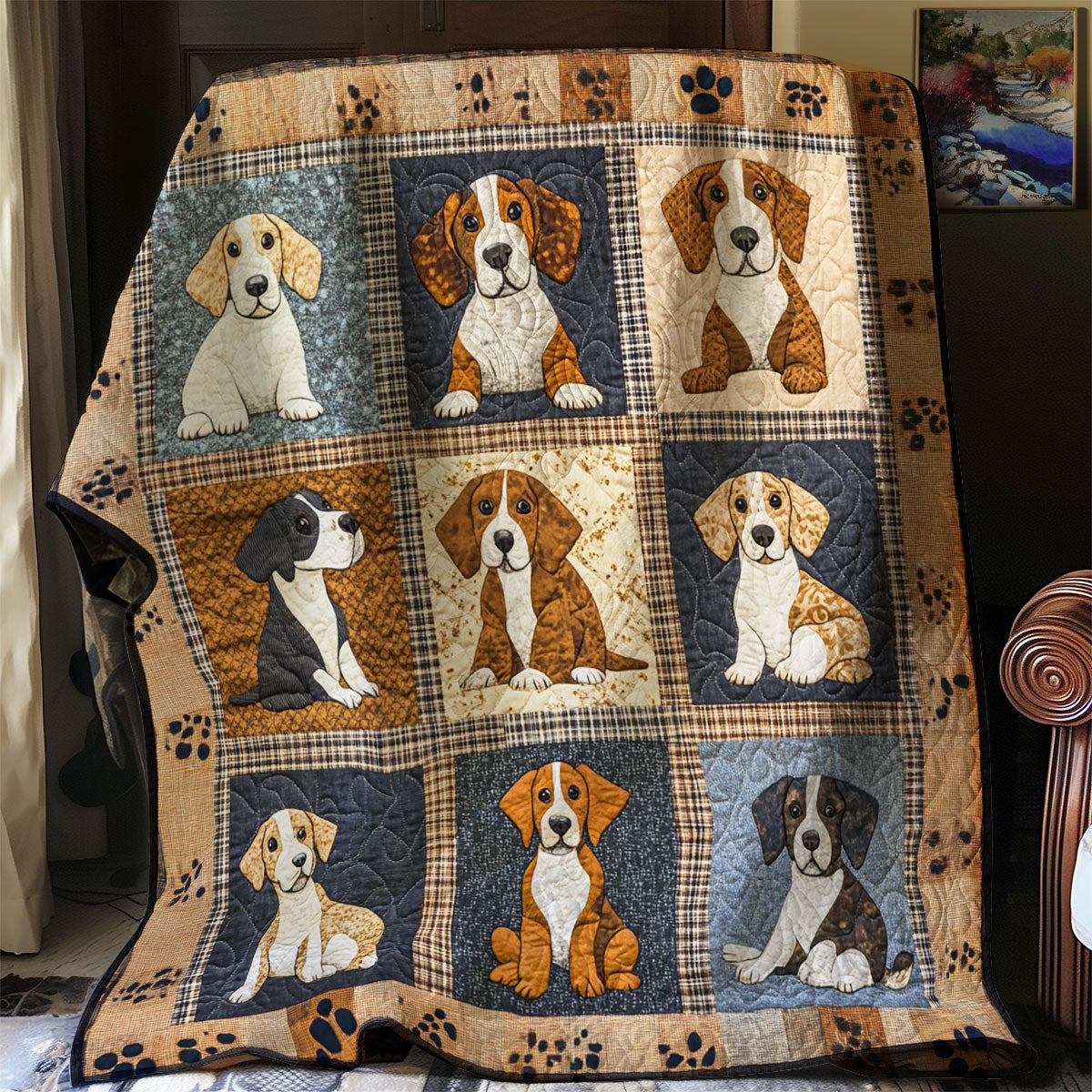 Dog Breed XR0608022CL Quilt