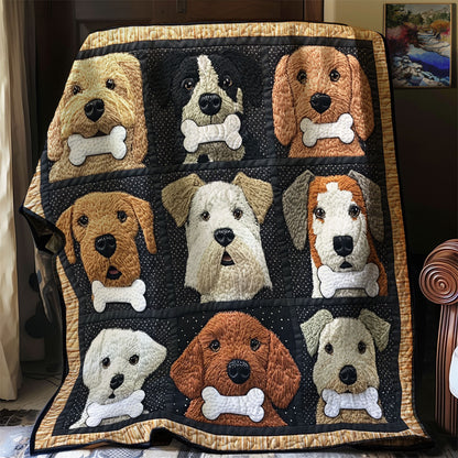 Dogs And Bones XR0608001CL Quilt