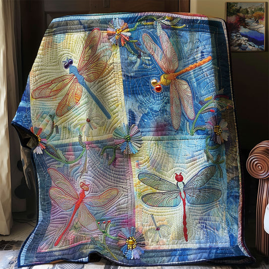 Dragonflies XR1306010CL Quilt