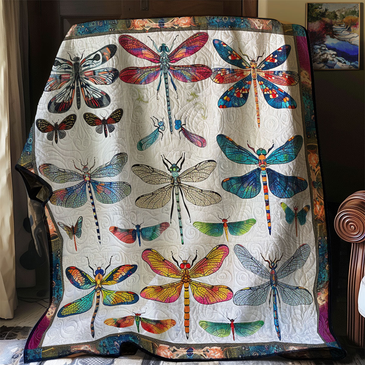 Dragonflies XR1406008CL Quilt