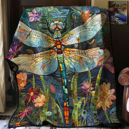 Dragonfly Lovers XR2606004CL Quilt