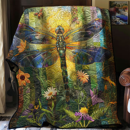 Dragonfly Lovers XR2606005CL Quilt