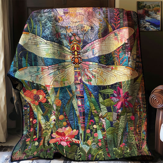 Dragonfly Lovers XR2606006CL Quilt