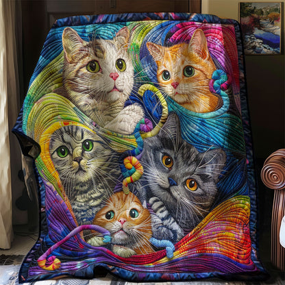 Dreaming Kitties XR3007018CL Quilt