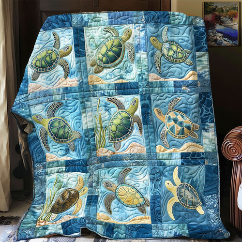 Dreaming Sea Turtles XR2208025CL Quilt