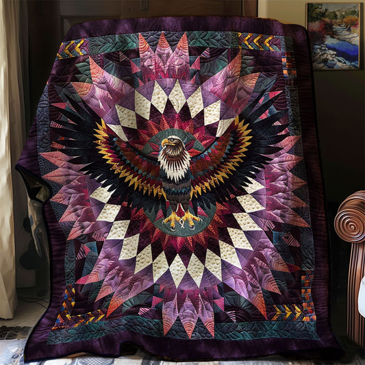 Eagle And Purple Star XR0607008CL Quilt