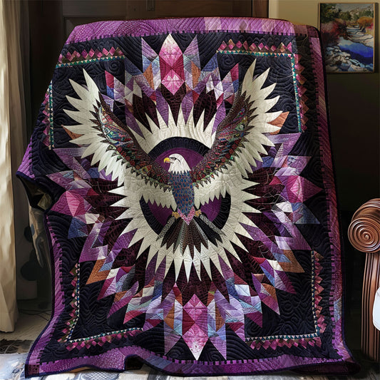 Eagle And Purple Star XR0607009CL Quilt