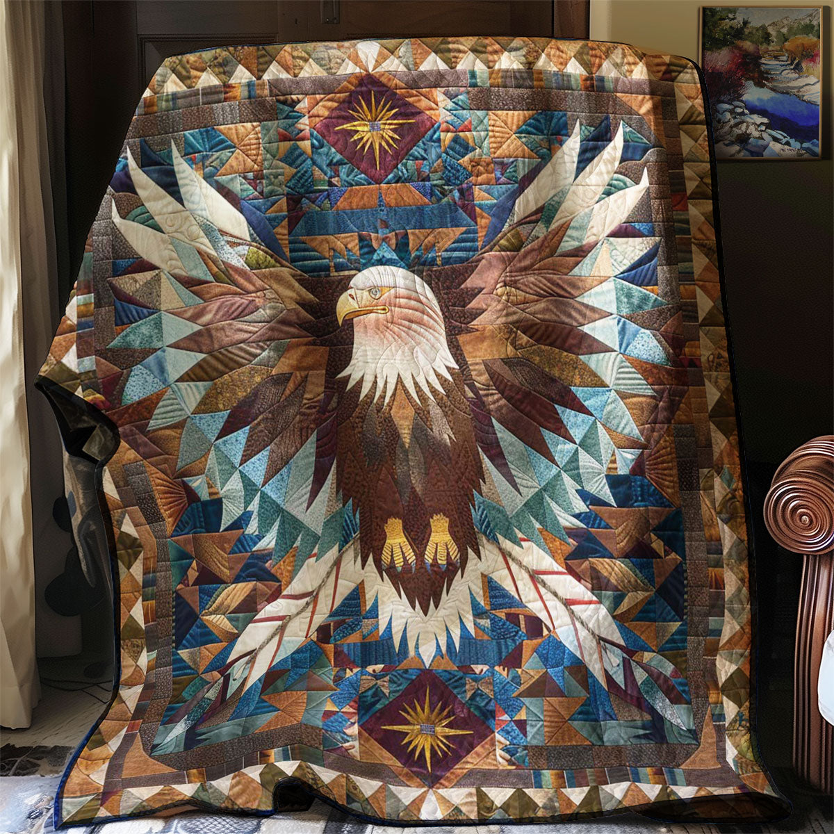 Eagle Native American XR1506001CL Quilt