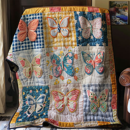 Fabric Butterflies XR2806013CL Quilt