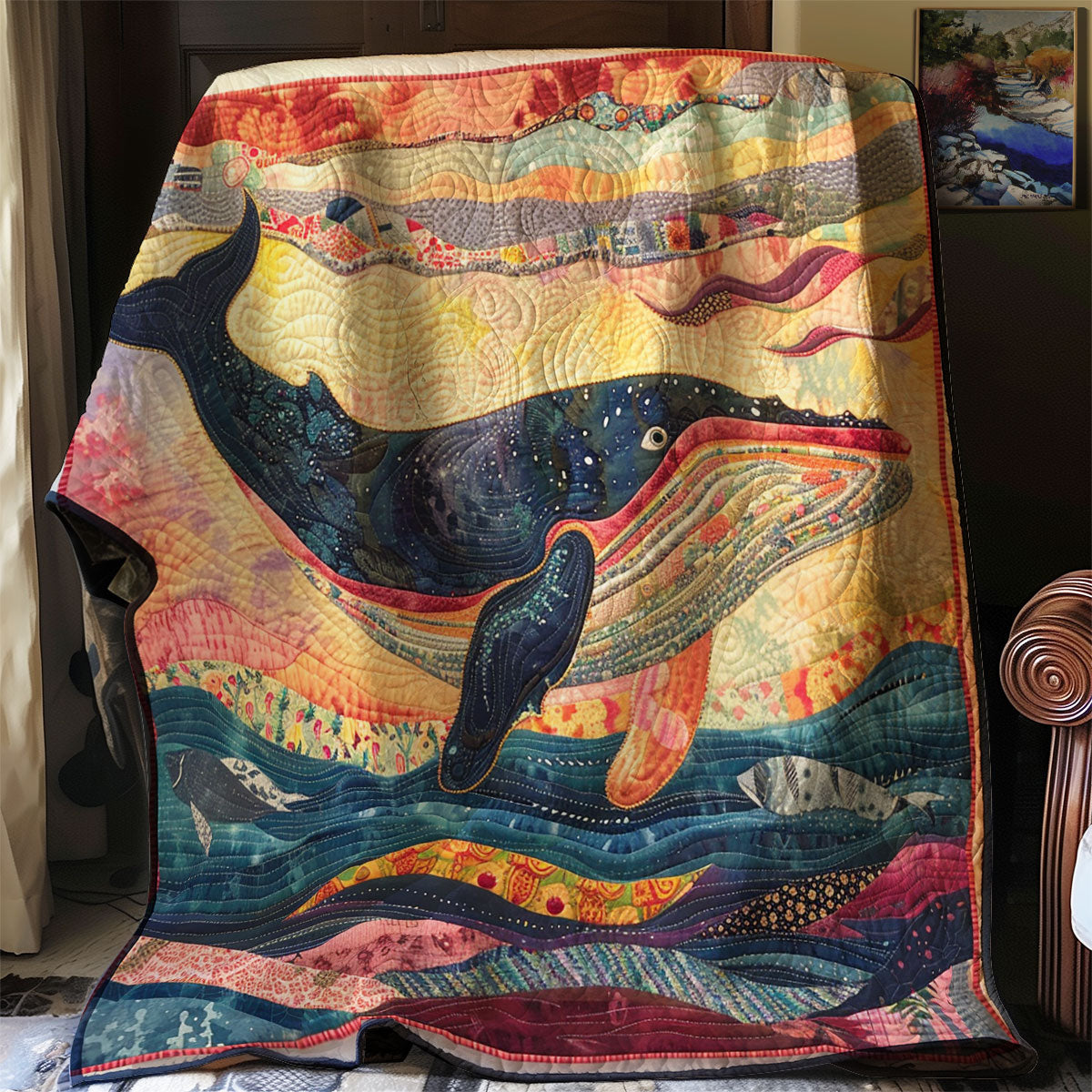 Fabric Whale XR3107023CL Quilt