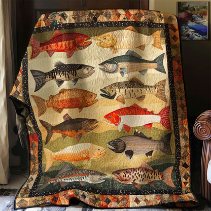 Fish Lovers XR0208016CL Quilt