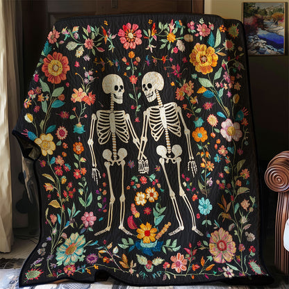 Floral Skeleton XR0108025CL Quilt