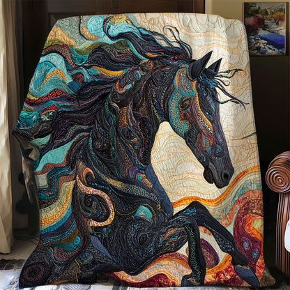 Flowing Mane Horse XR0808034CL Quilt