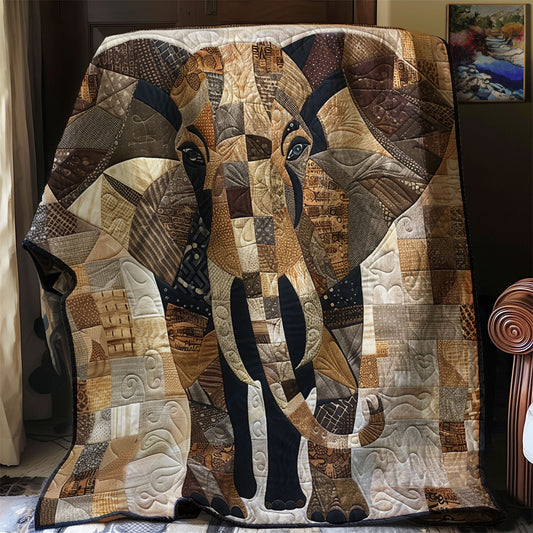 Forest Elephant XR2407027CL Quilt