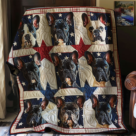 French Bulldogs XR1306006CL Quilt