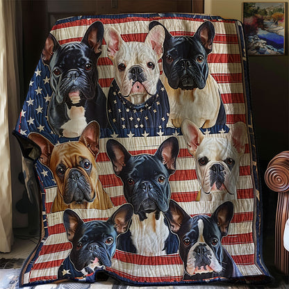 French Bulldogs XR1306008CL Quilt