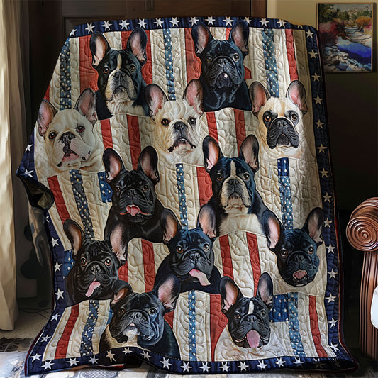 French Bulldogs XR1306009CL Quilt