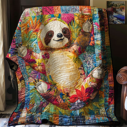 Funny Baby Sloth XR3107049CL Quilt