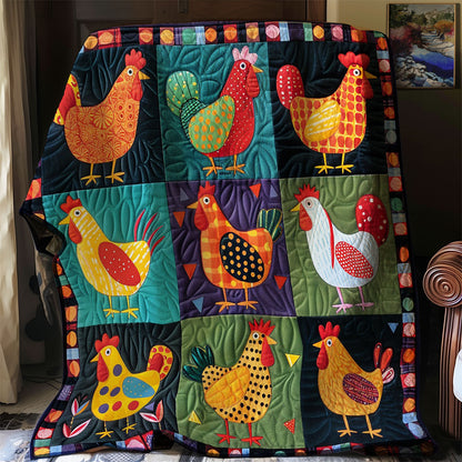 Funny Chicken List WO2007028CL Quilt