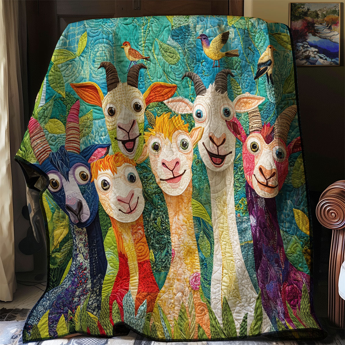 Funny Goats XR0208005CL Quilt