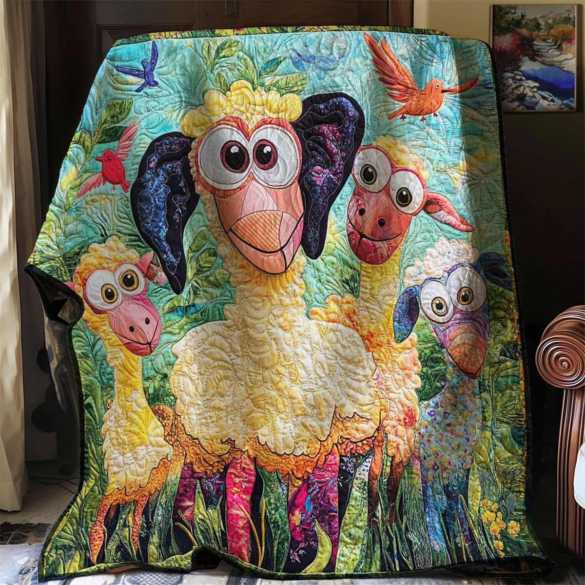 Funny Sheeps XR0208001CL Quilt