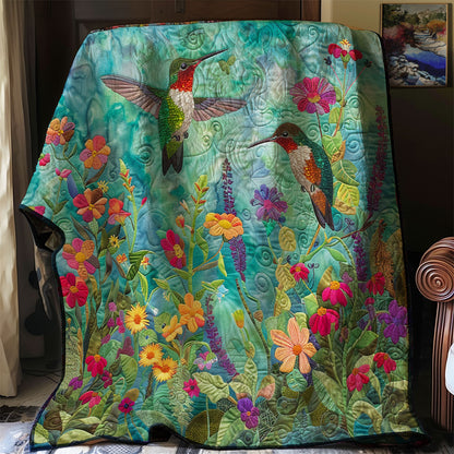 Garden Glow Hummingbirds XR2407048CL Quilt