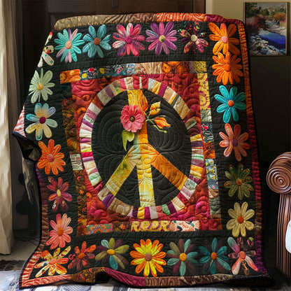 Groovy Peace XR2707007CL Quilt