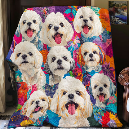 Happy Shih Tzu XR0808012CL Quilt