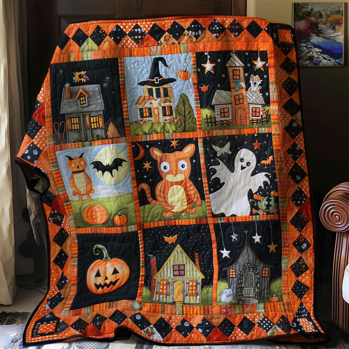 Haunted Night WN2507004CL Quilt