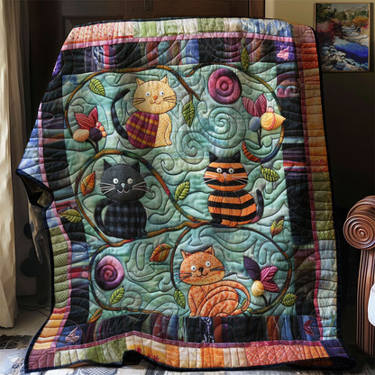 Hide And Seek Cats XR3007012CL Quilt