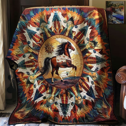 Horse Native American WJ0606014CL Quilt