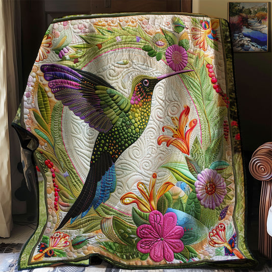 Humming And Flowers XR0507004CL Quilt