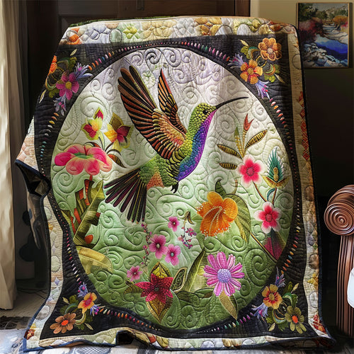 Humming And Flowers XR0507005CL Quilt