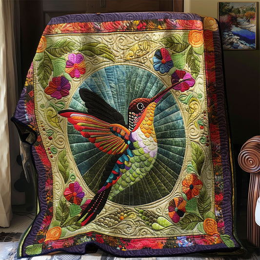 Humming And Flowers XR0507006CL Quilt