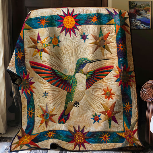 Hummingbird And Stars XR2007012CL Quilt