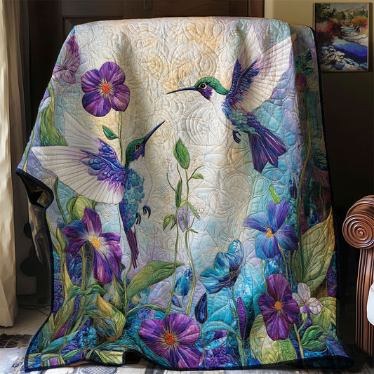 Hummingbird Floral Flight WG2408004CL Quilt