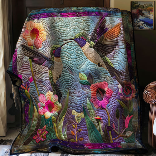 Hummingbird Garden XR1007003CL Quilt