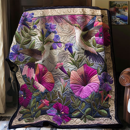 Hummingbird Lovers XR2706001CL Quilt