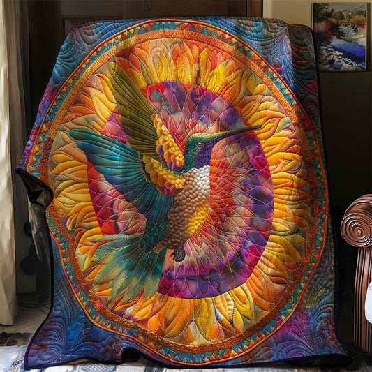 Hummingbird Mandala XR1707010CL Quilt