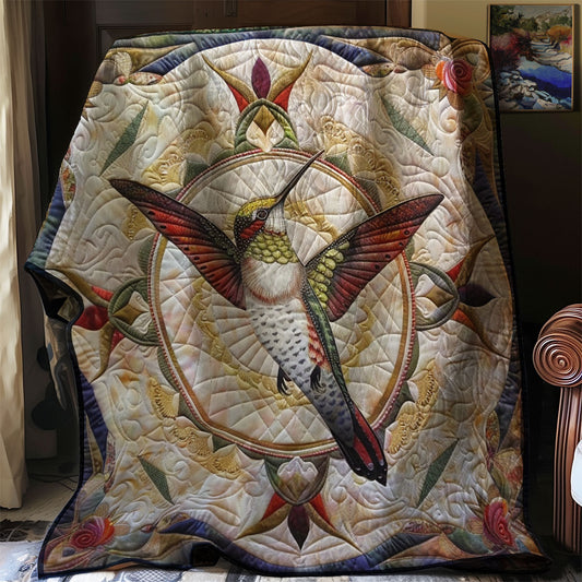 Hummingbird Mandala XR1707012CL Quilt