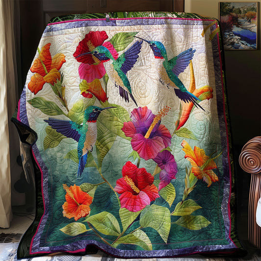 Hummingbirds XR1707005CL Quilt