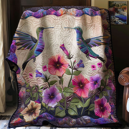 Hummingbirds XR2606010CL Quilt